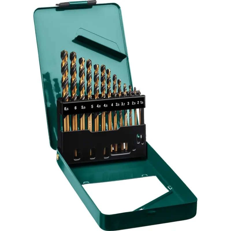 KRAFTOOL COBALT-8, 13 шт, (1.5-6.5 мм), сталь М42, HSS-Co(8%), набор сверл по металлу (29656-H13)