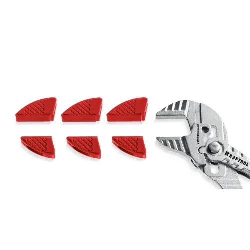 KRAFTOOL Vise-Wrench сменные защитные накладки на губки, для клещей 300 мм, набор из 3-х пар (22069-S3)