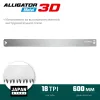 KRAFTOOL Alligator 3D, 600 мм, полотно по металлу для прецизионного стусла (15451-600-1)