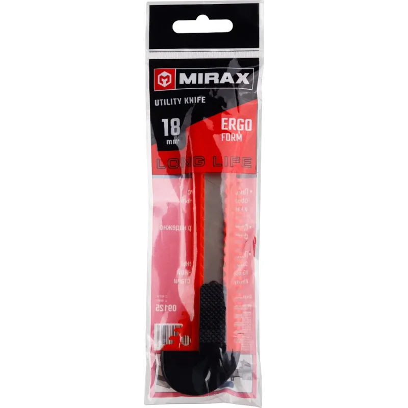 MIRAX 18 мм, нож со сдвижным фиксатором (09125)