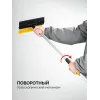 STAYER телескопическая щётка с поворотной головой и водосгоном от снега автомобильная, 990-1445 мм (61042-145)