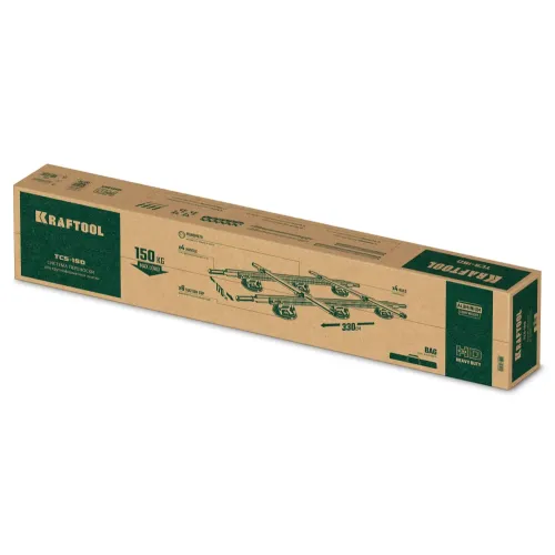 KRAFTOOL TCS-150 330х170 см, макс 150 кг, система переноски крупноформатной плитки (33255)