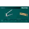 KRAFTOOL Кованый рычажный трубогиб для нержавеющей стали (23508-12)