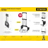 STAYER PROTruck, до 120 кг, из алюминиевого сплава, платформа 48.5 х 35 см, колеса d 16 см, вес 5 кг, складная хозяйственная тележка (38755-120)