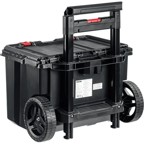 KETER STACKNROLL, 525 х 411 х 560 мм, (21″), пластиковый ящик-тележка на колесах (38397)