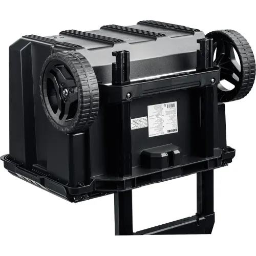 KETER STACKNROLL, 525 х 411 х 560 мм, (21″), пластиковый ящик-тележка на колесах (38397)