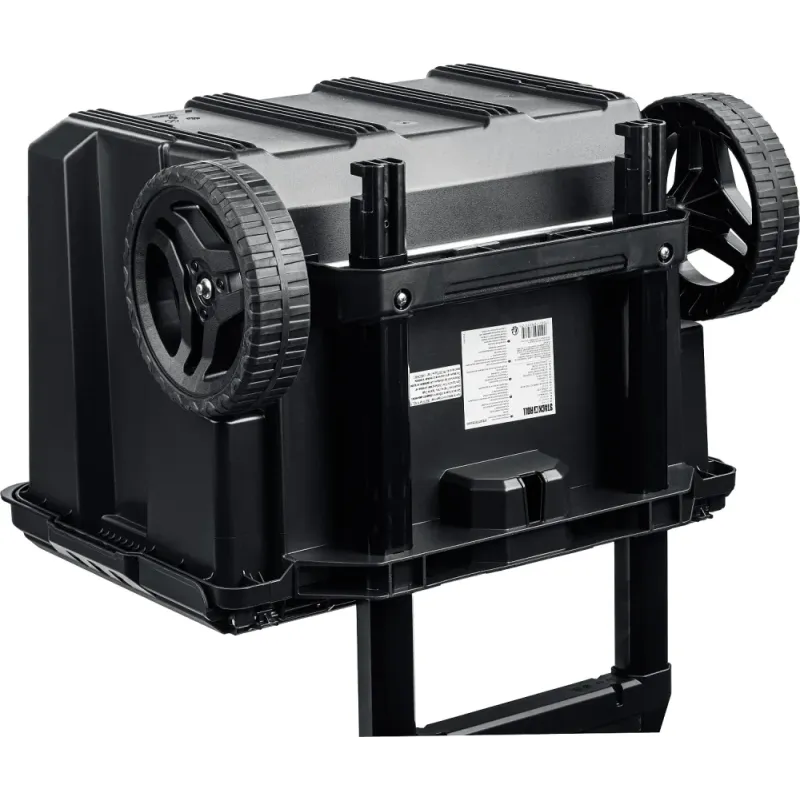 KETER STACKNROLL, 525 х 411 х 560 мм, (21″), пластиковый ящик-тележка на колесах (38397)