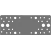 ЗУБР КП-2.0, 200 x 80 x 2 мм, цинк, крепежная пластина (310236-200-80)