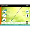 GRINDA PH-225 ALU, 225 х 80 х 1465 мм, D-образный профиль, углеродистая сталь, антикор. покрытие, алюминиевый черенок, мотыга, PROLine (39599)