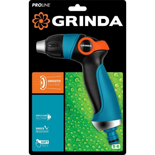 GRINDA S-R, плавная регулировка напора, двухкомпонентный, поливочный пистолет, PROLine (429101)