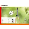 GRINDA WH500, длина 500 мм, закаленные лезвия, рукоятки из дерева высшего сорта, кусторез (40252)