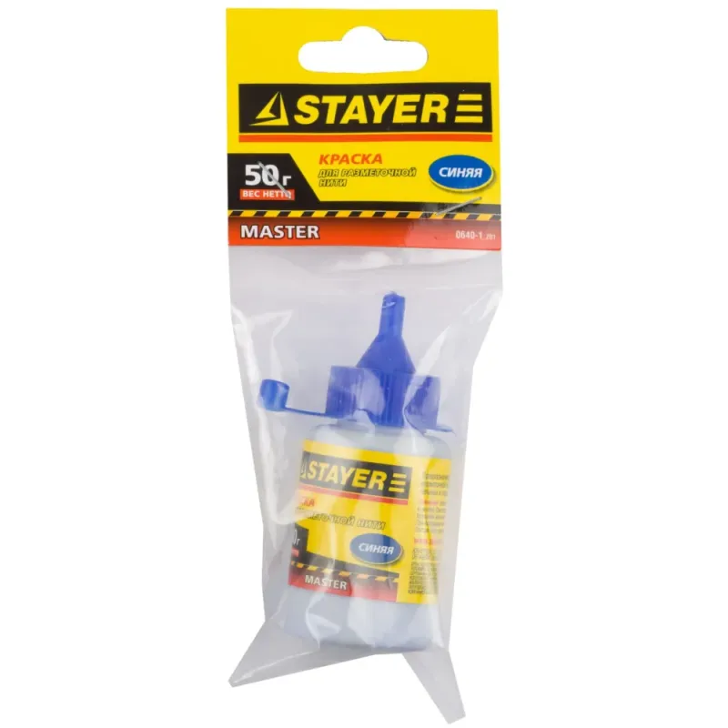 STAYER 50 г, синяя, краска для малярных разметочных шнуров (0640-1)