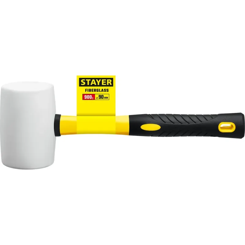 STAYER 900 г, белая, резиновая киянка, Professional (20533-900)