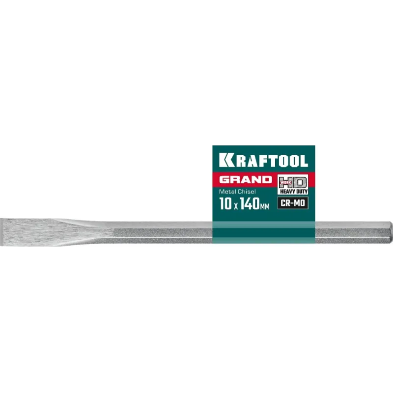 KRAFTOOL Grand, 10 х 140 мм, слесарное зубило по металлу (2103-10)