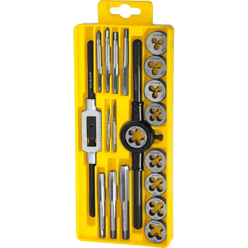STAYER MaXCut, 20 предмета, легированная сталь, набор метчиков и плашек (28012-H20)