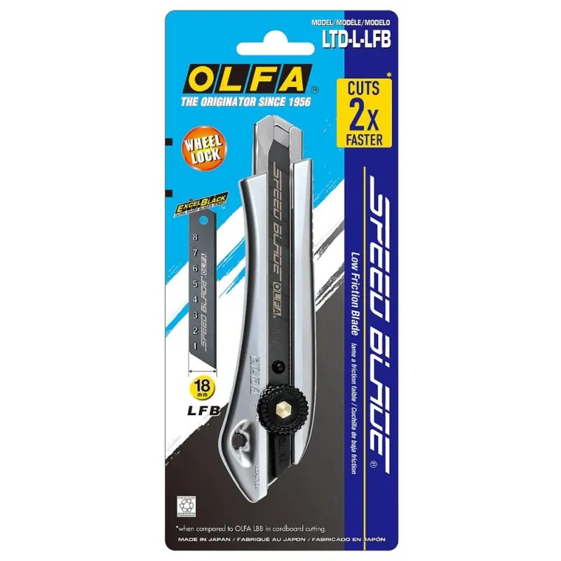 OLFA 18 мм, с сегментированным лезвием, нож (OL-LTD-L-LFB)