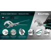 KRAFTOOL Vise-Wrench, 180 мм, клещи переставные-гаечный ключ (22063)