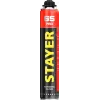 STAYER PRO 65, 800 мл, выход до 65 л, пистолетная, всесезонная, монтажная пена, Professional (41137)