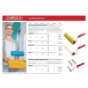 MIRAX POLYTEX PRO, 48 х 180 мм, бюгель 8 мм, ворс 12 мм, полиакрил/полиэстер, все виды ЛКМ, малярный ролик (02816-18)