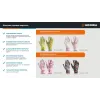 GRINDA COMFORT, S (7), садовые перчатки с прозрачным полиуретановым покрытием, зелёные, 13 класс (11290-S)