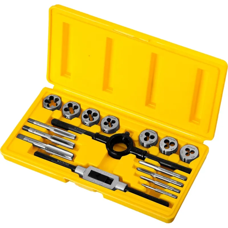 STAYER MaXCut, 16 предмета, набор метчиков и плашек (28010-H16)
