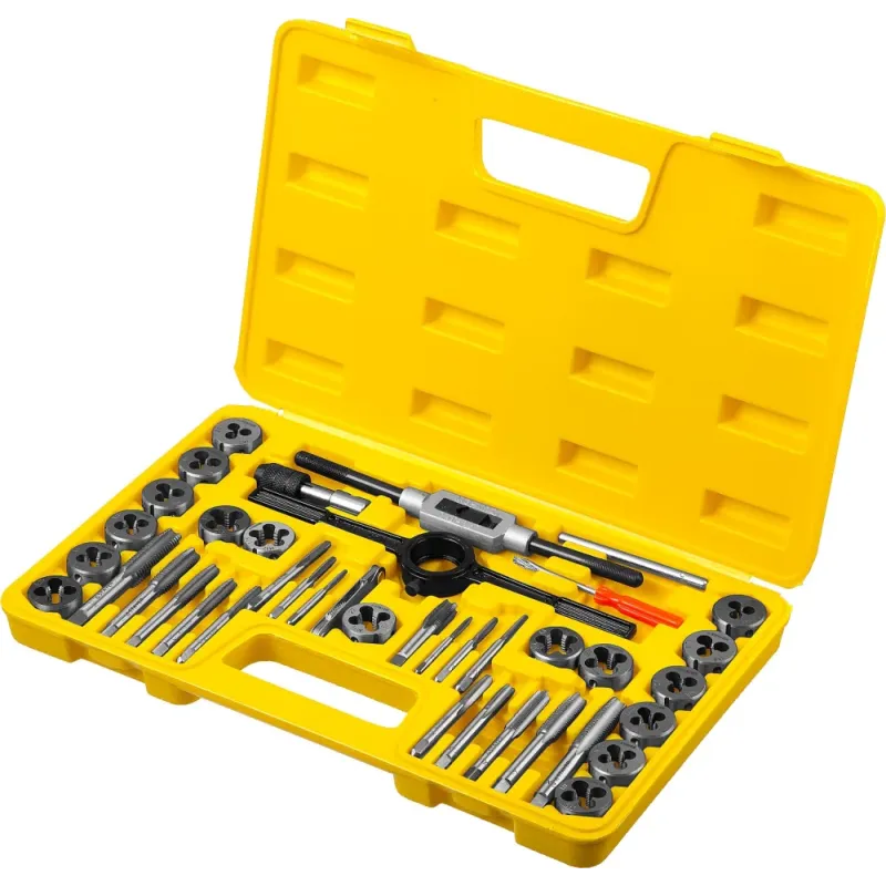 STAYER MaXCut, 40 предметов, инструментальная сталь, набор метчиков и плашек (2805-H40)