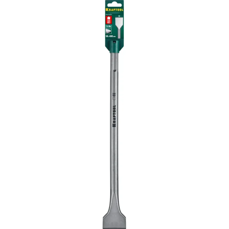 KRAFTOOL ALLIGATOR, 50 х 400 мм, SDS-max, плоское широкое зубило (29334-50-400)