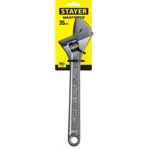 STAYER MAXFORCE, 300/35 мм, разводной ключ (2725-30)
