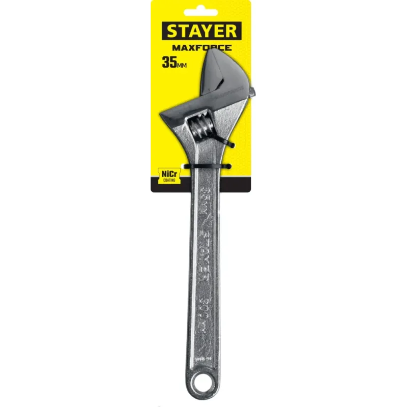 STAYER MAXFORCE, 300/35 мм, разводной ключ (2725-30)