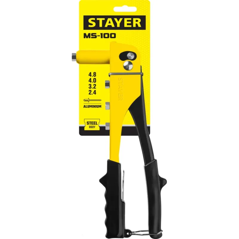 STAYER MS-100, 2.4 - 4.8 мм, 240 мм, заклепочник (3105)