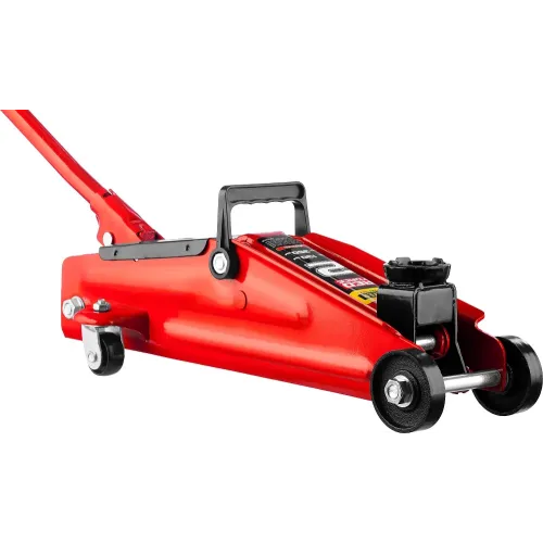 STAYER R-28 RED FORCE, в кейсе, 2 т, 130 - 350 мм, подкатной домкрат для легковых а/м, Professional (43153-2-K)