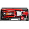 STAYER R-28 RED FORCE, в кейсе, 2 т, 130 - 350 мм, подкатной домкрат для легковых а/м, Professional (43153-2-K)