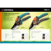 GRINDA P-59, 210 мм, тефлоновое покрытие, с двухкомпонентными рукоятками, плоскостной секатор, PROLine (423459)