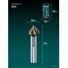 KRAFTOOL EXTREM, d 20.5х10х63 мм, Z3, 90°, сталь M35, U-образная спираль, зенковка (29734-10)