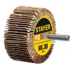 STAYER d 60 x 30 мм, P80, на шпильке d 6 мм, круг шлифовальный лепестковый (36608-080)