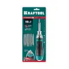 KRAFTOOL 19-в-1 KraftMax 19, Реверсивная отвертка с битами (25862)