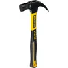 STAYER Hercules-M, 450 г, молоток-гвоздодёр столярный с фиберглассовой рукояткой, Professional (2027-450)