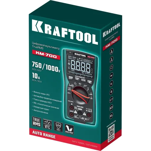 KRAFTOOL KM-700 цифровой мультиметр (59852)
