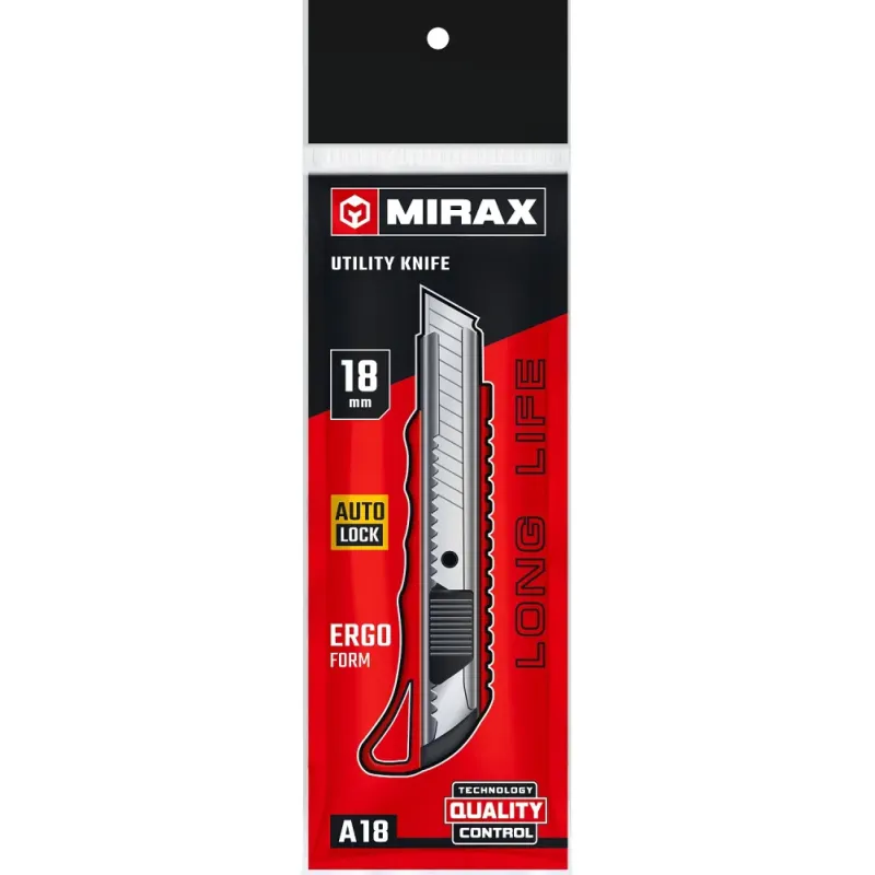 MIRAX 18 мм, нож с автостопом (09127)