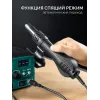 KRAFTOOL KR-75, 2-в-1 100-480°С 750 Вт, Ремонтная паяльная станция (55340)