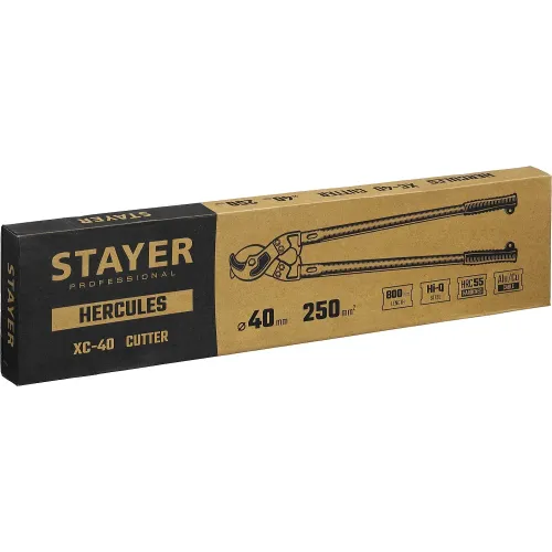 STAYER Hercules XC-40, d 40 мм, кабелерез, Professional (2334-80)