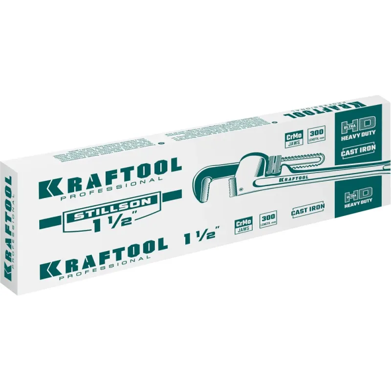 KRAFTOOL STILLSON, 1.5″, 300 мм, трубный разводной ключ (2727-30)