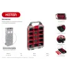 KETER STACKNROLL, 242 х 388 х 78 мм, (10″), пластиковый органайзер с 15 регулируемыми ячейками (38408)