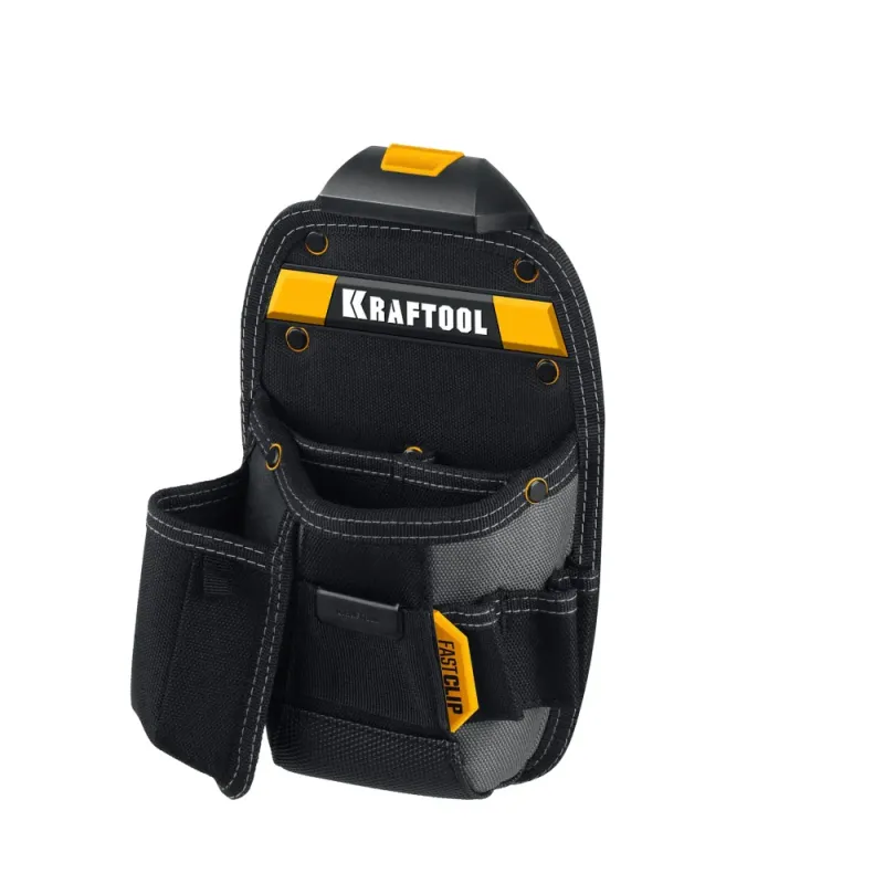 KRAFTOOL KBS-3 пояс монтажника, в комплекте: пояс монтажника, большая сумка, малая сумка (38762)
