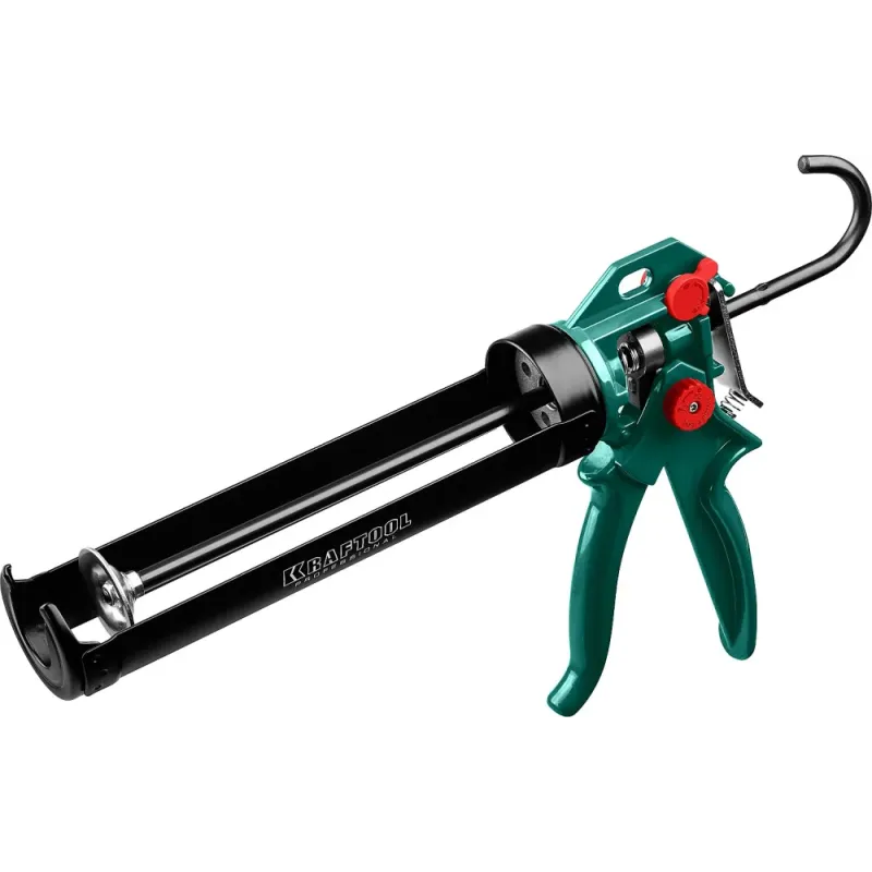 KRAFTOOL Expert 4-in-1 310 мл, скелетный пистолет для герметика (06675)