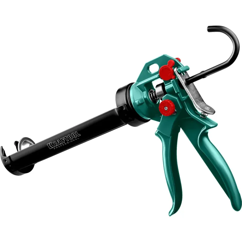 KRAFTOOL Expert 4-in-1 310 мл, скелетный пистолет для герметика (06675)