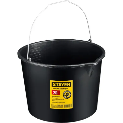 STAYER STRONG, 20 л, строительное пластиковое ведро (06083-20)