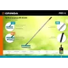 GRINDA PR-12T ALU, 380 х 95 х 1500 мм, 12 витых зубцов, углеродистая сталь, алюминиевый черенок, садовые грабли, PROLine (39585)