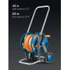 GRINDA HC-45, для шлангов 45м x 1/2″ и 20м х 3/4″, усиленные колёса, телескопическая ручка, катушка для шлангов ProLine (8-428425)