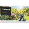GRINDA HC-45, для шлангов 45м x 1/2″ и 20м х 3/4″, усиленные колёса, телескопическая ручка, катушка для шлангов ProLine (8-428425)